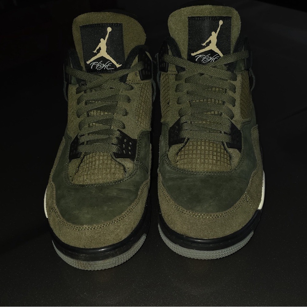 Nike Olive Green Nike Jordan’s Athletic Shoes
